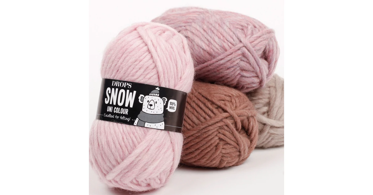 DROPS Snow | Vastag gyapjúfonal | Nemezeléshez